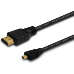 Savio CL-39 HDMI cable 1 m HDMI Type A (Standard) HDMI Type D (Micro) Black HDMI vadi