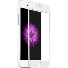 Fusion Full Glue 5D Tempered Glass Aizsargstikls Pilnam Ekrānam Apple iPhone 7 / 8 / SE 2020 Balts