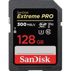 SanDisk Extreme Pro SDXC 128 GB Class 10 UHS-II/U3 V90 (​SDSDXDK-128G-GN4IN)