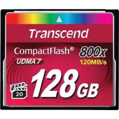 Transcend 800x Compact Flash 128 GB  (TS128GCF800)