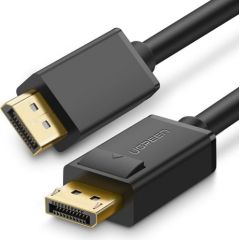 DisplayPort to DisplayPort Cable UGREEN DP102, 4K, 3D, 2m (Black) Citi TV piederumi