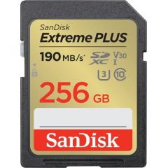 Sandisk memory card SDXC 256GB Extreme Plus V30
