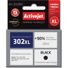 Activejet AH-302BRX ink for HP printer; HP 302XL F6U68AE replacement; Premium; 20 ml; black Tintes printeru izejmateriāli