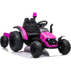 Bērnu vienvietīgais traktors HZB-200, rozā