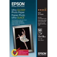 Epson Ultra Glossy Photo Paper 50 sheets, 13 x 18 cm, 300 g/m² Foto ķīmija un papīrs 