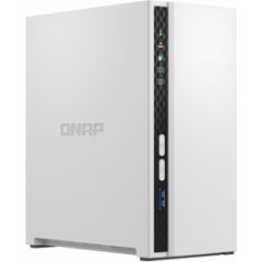 QNAP 2-Bay ARM 	TS-233 Up to 2 SATA 6Gb/s, 3Gb/s,  Cortex-A55, Processor frequency 2.0 GHz, 2 GB, N/A, 2 x USB 2.0, 1 x USB 3.2 Type-A; 1 x Gigabit Ethernet