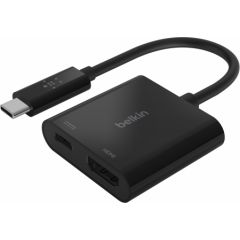 Belkin USB-C to HDMI + Power Adapter Black