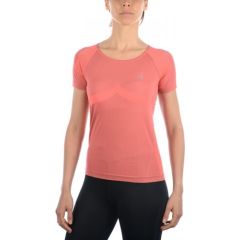 Mico Woman Half Sleeves Round Neck Shirt / Rozā / L / XL