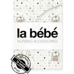 La Bebe™ Nursing La Bebe™ Cotton 60x120 Art.89185 Bunnies Kokvilnas palags ar gumiju 60x120cm