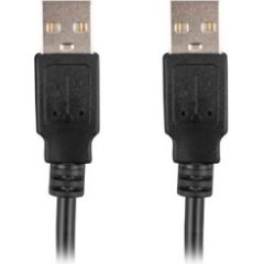 Lanberg cable USB-A M/M 2.0 1.0 m black