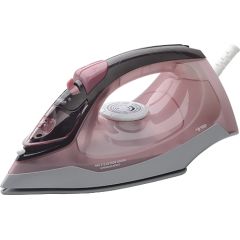 Adler Mesko Home MS 5028 iron Dry & Steam iron Ceramic soleplate 2600 W Grey, Pink, White Gludekļi un sistēmas
