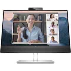 HP EliteDisplay E24m G4 Conferencing Monitor - 23.8" 1920x1080 FHD AG, IPS, USB-C(65W)/DisplayPort/HDMI/DP-OUT, 4x USB 3.0, RJ-45, webcam, speakers, height adjustable, 3 years / 40Z32AA#ABB