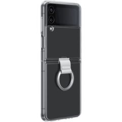 Samsung Galaxy Flip4 Clear Cover with Ring Transparent