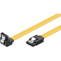 SATA cable Goobay PC data cable; 6 Gbps; 90° clip 95020