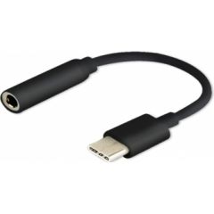 Kabelis Savio USB Type C Male - 3.5mm Female Black Dažādi vadi