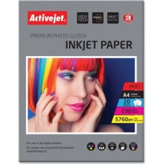 Activejet AP4-230G20 photo paper for ink printers; A4; 20 pcs