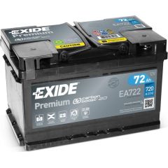 Exide Premium EA722 12V 72Ah 720A 278x175x175 EA722