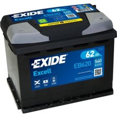 Exide Excell EB620 12V 62Ah 540A 242x175x190 EB620