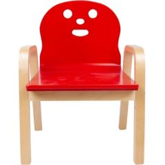 Krēsls bērniem HAPPY 39x36xH46.5/51/55.5/60cm sarkans