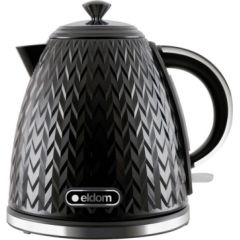 ELDOM NELA kettle, 1.7 l capacity, 2000 W power, black