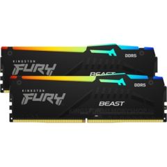 Kingston Fury Beast RGB 32GB Kit (16GBx2) DDR5, 5600 MHz, PC/server, Registered No, ECC No, 2x16 GB
