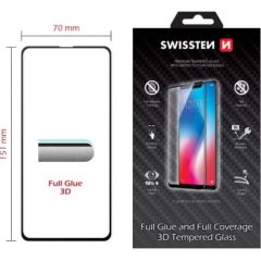 Swissten Ultra Durable Full Face Tempered Glass Aizsargstikls Apple iPhone 14 Pro Melns