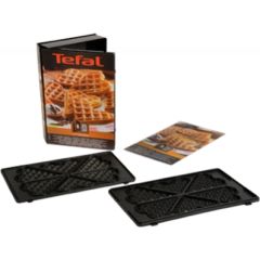 TEFAL XA800612 Heart shape Waffle plates for SW852 Sandwich maker, Black