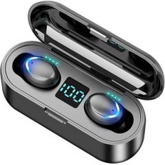 Fusion F9 bezvadu austiņas melnas Austiņas