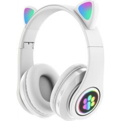 Goodbuy Paws bezvadu austiņas bērniem / Bluetooth 5.0 / baltas Austiņas