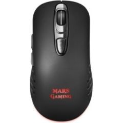 Mars Gaming MMW2 Беспроводная игровая мышь с Дополнительными кнопками / RGB / 3200 DPI / черный