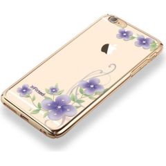 X-Fitted Пластиковый чехол С Кристалами Swarovski для Apple iPhone  6 / 6S Золото / Фея Орхидеи