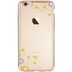 X-Fitted Пластиковый чехол С Кристалами Swarovski для Apple iPhone  6 / 6S Роза золото / Весенний Расцвет