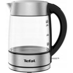 Tefal KI772D Tējkanna 1.7 L 2400 W Stainless steel, Transparent Tējkannas (elektriskās)