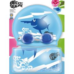 Beco Swimming set SEALIFE: googles + cap + bag 96054 6 blue