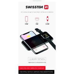 Swissten Wireless Charger 2in1 Беспроводное зарядное устройство 10W