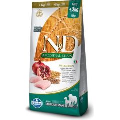 Farmina Pet Food N&D Ancestral Grain Canine 15 kg Adult Chicken Barība