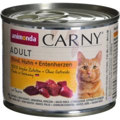 Animonda Carny Adult Beef. chicken and duck hearts 200 g