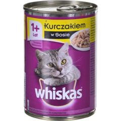 WHISKAS ADULT CHICKEN - CAN 400G