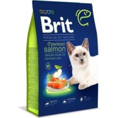 BRIT Dry Premium Sterilized with salmon - 300g Barība