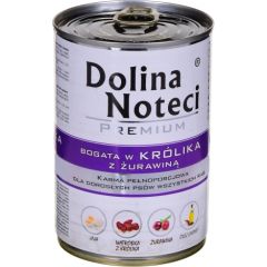 DOLINA NOTECI Premium Rich in rabbit and cranberry - wet dog food - 400 g