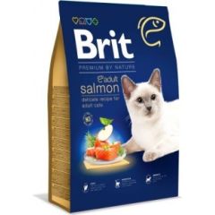 BRIT Dry Premium By Nature Adult Salmon - dry cat food - 800 g