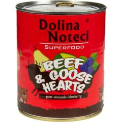 Dolina Noteci Superfood Beef and goose hearts 400g