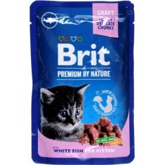 Brit Premium By Nature White Fish Kitten 100g