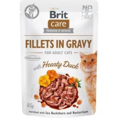 BRIT Care Fillets in Gravy duck fillets in sauce - wet cat food - 85 g