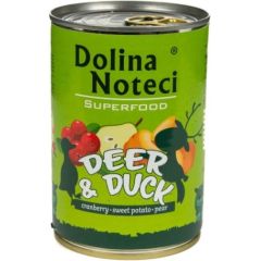 Dolina Noteci Superfood deer & duck 400g Deer, Duck Adult