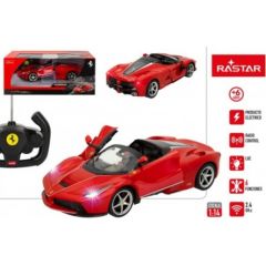 Rastar Radiovadāmā mašīna Ferrari Laferar 1:14 6 virz., lukturi, durvji, baterijas, 6+ CB41270
