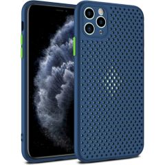 Fusion Breathe Case Silikona Aizsargapvalks Priekš Apple iPhone 7 / 8 / SE 2020 Zils Neoriģinālie Maciņi