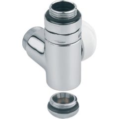 Carlo Poletti Rad. termoventilis Corner Combi 1/2` x 24-19, 90°, hromēts (kr.p.) Jaunumi -Dārzam