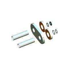 Dekor. uzlika caurulei līdz D18mm, hrom. plāksne Elektriskie dvieļu žāvētāji