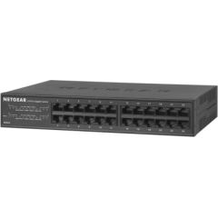Netgear GS324 Unmanaged Gigabit Ethernet (10/100/1000) Black Коммутаторы (Switch)